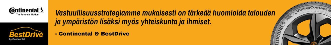 Continental & BestDrive vastuullisuusteko
