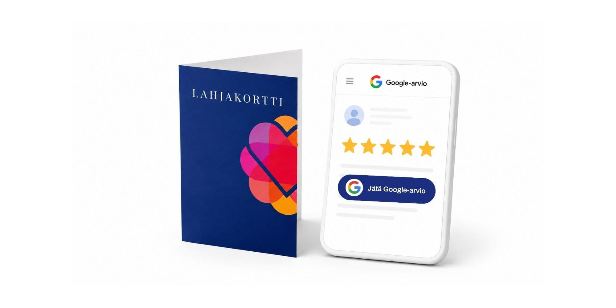 Google-arviot lahjoituskortteihin
